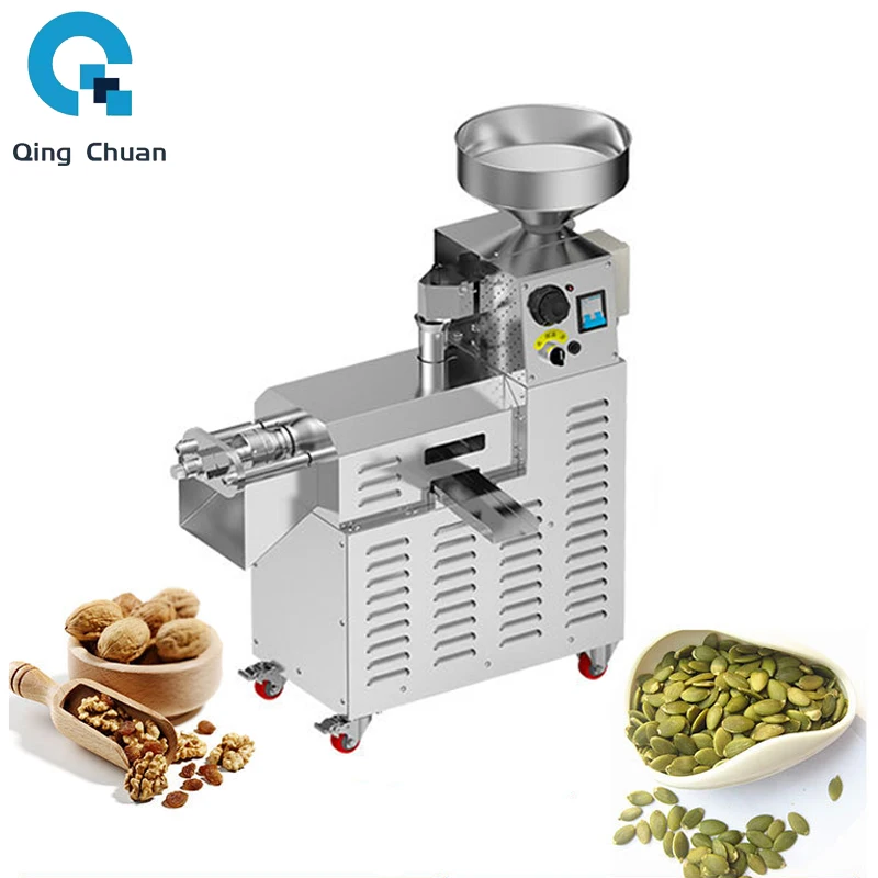 Automatic Oil Press Machine Heavy Intelligent Commercial Presser Sunflower Seeds Peanut Extractor
