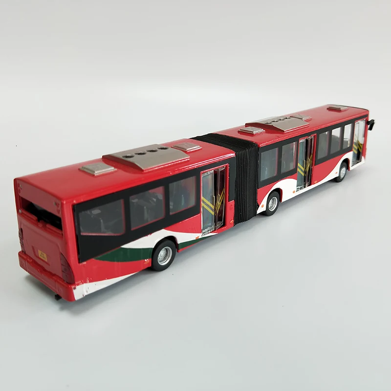 Специальный литой металл 1/50 двойной автобус удлиненная модель домашний дисплей коллекционные игрушки для детей