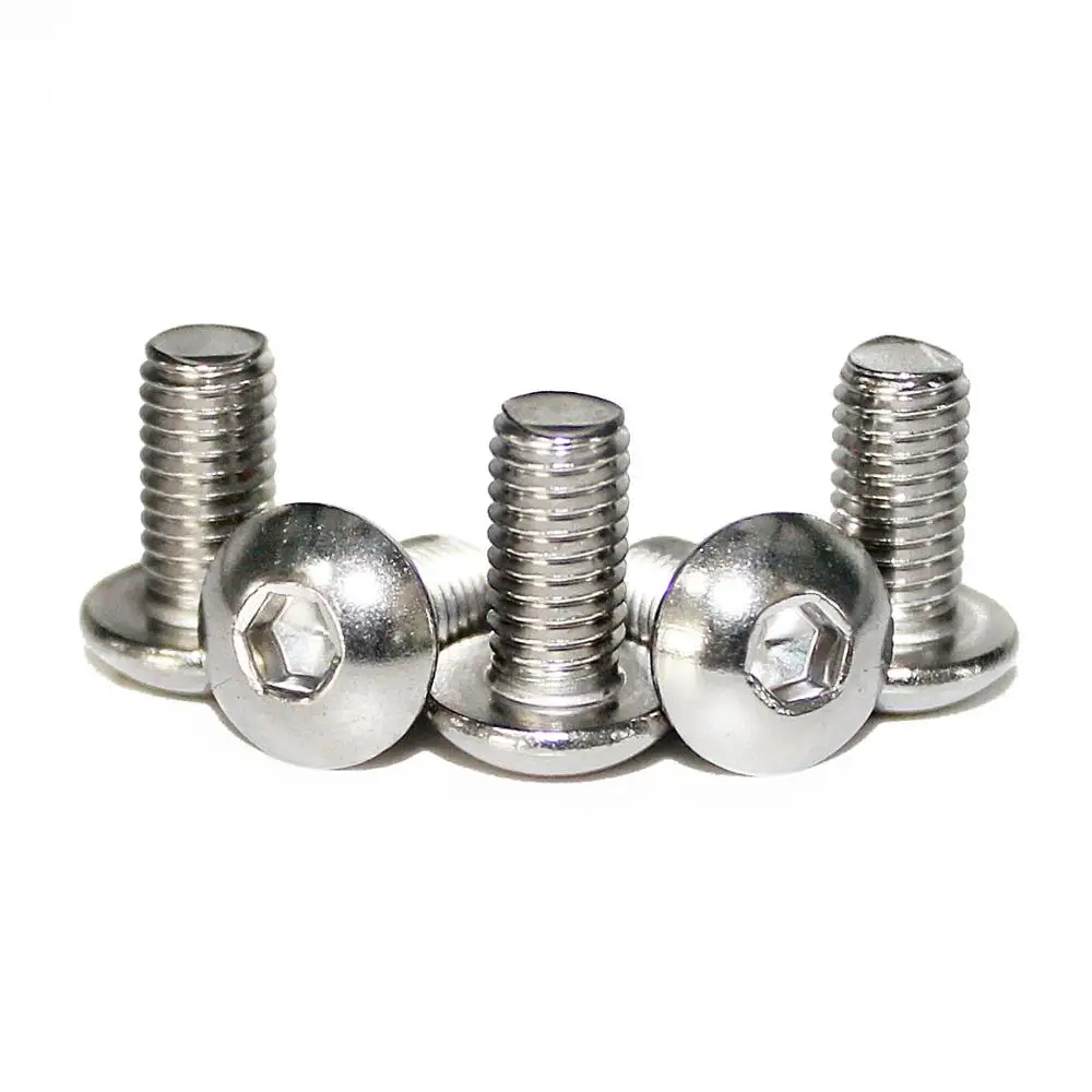 

8# Hexagon Socket Bolt Stainless Steel Button Screws Hexagon Bicycle Furniture Bolt
