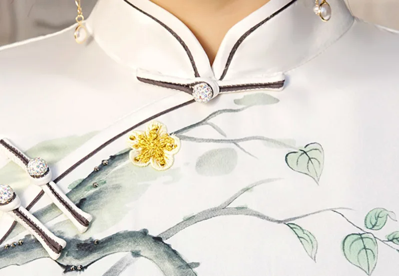 SHENG COCO, белое, серебряное, градиентное, китайское платье es, длинное, шелковое, с разрезом, сексуальное, Cheongsam, китайское платье, Шанхай, платье, женская Роба в восточном стиле