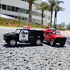 1:43 Simulation Kids Police Toy Car Model Pull Back Alloy Diecast Off-road Vehicles Collection Gifts Toys for Boys Children S028 ► Photo 2/6