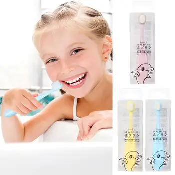 

Children Kids Ultrasoft Bristle Small Head Toothbrush Soft Harmless and Durable Bamboo Fiber Baby Oral Care Tooth Brush