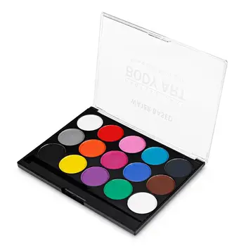 

15 Colors Multi Colors Oil Painting Flash Tattoo Face Body Paint Halloween Cosplay Makeup Party Art Fancy Dress Beauty Tools