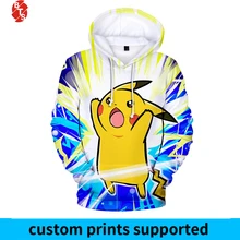 Толстовки с 3D принтом Покемон для женщин/мужчин, модные стильные толстовки с капюшоном с длинным рукавом, повседневные уличные толстовки с капюшоном