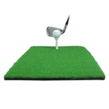 

Indoor Golf Practice Mat Residential Training Artificial Grass Golf Exercise Mat Practice Rubber Tee Holder Golf Mat Pad Traine