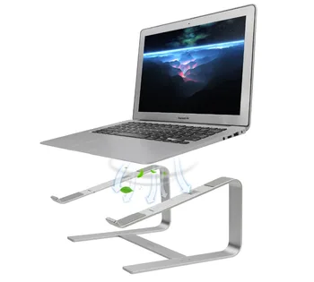 

Aluminum Alloy Laptop Cooling Holder Desktop Ergonomics Heighten Notebook Support for MacBook Air Pro Stand