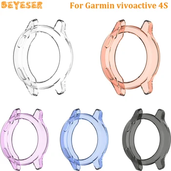 

Replacement Cover for Garmin vivoactive 4S TPU Protective Clear Watch Case for Garmin Active S Protective shell