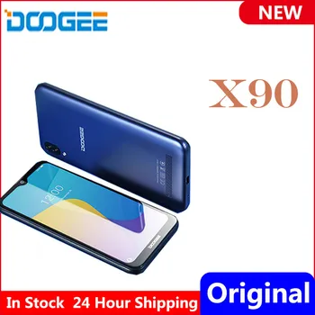

DOOGEE X90 6.1'' HD Android 9.0 19:9 1GB 16GB Face Unlock Smartphone 8MP Camera MT6580A Quad Core 3400mAh 5V/1A Mobile phone