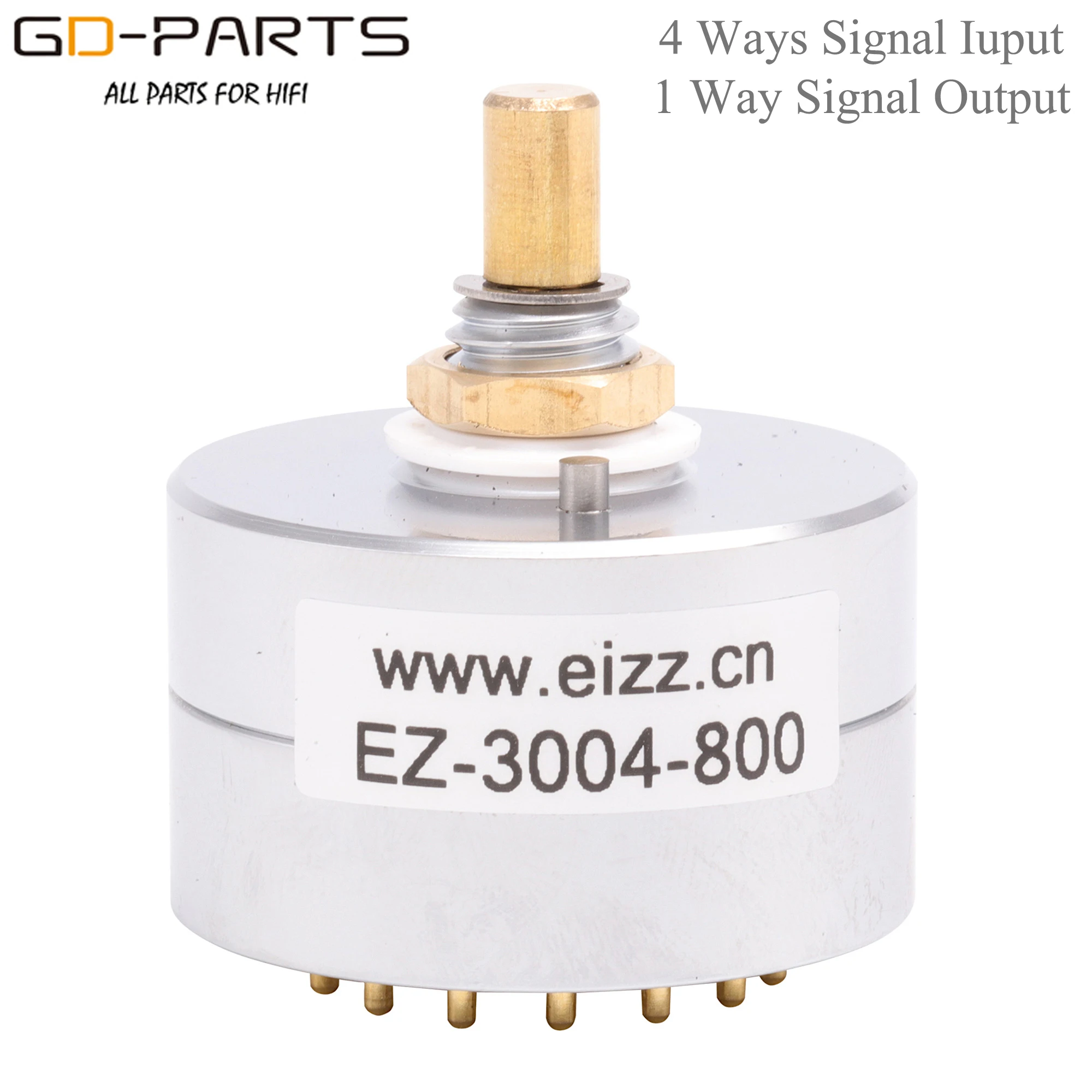 EIZZ Drehschalter 3 Wege 4 Wege 6 Wege Eingang 1 Wege Ausgang 3 Positionen Signalquelle Einstellen Wahlschalter Hifi Audio Verstärker DIY – Detail 6