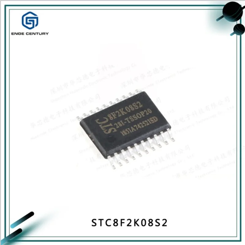 100 шт. STC8F2K08S2 микроконтроллер TSSOP-20 интегральная микросхема IC чип STC8F2K08S2