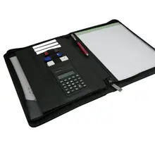 А4 многофункциональная сумка на молнии папка менеджер с калькулятором бизнес-держатель для карт Портфолио менеджер Бизнес офис портфель