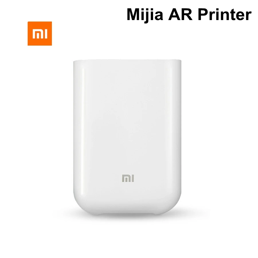 Xiaomi Mijia AR принтер 300 точек/дюйм портативный карман для фотографий с поделкой DIY 500 мАч мини-принтер для фотографий Карманный для работы с приложением Mijia