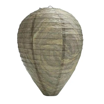 

Outdoor Wasp Trap Catcher Killer Wasp Deterrent Bee Hornets Fake Nest Simulated Deterrent Drive Hive Lantern