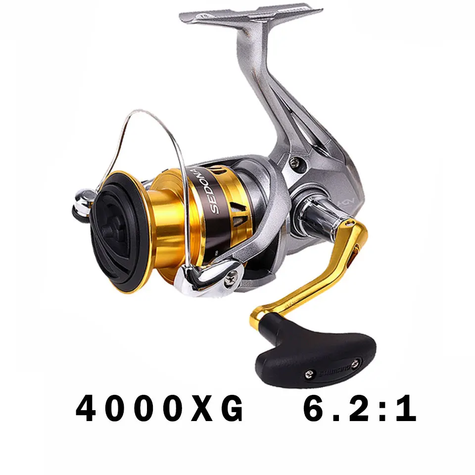 SHIMANO спиннинговая Рыболовная катушка SEDONA 5,0: 1/6. 2:1/4,7: 1 соотношение 3+ 1BB HAGANE GEAR 3-11 кг Мощность 1000-C5000XG - Цвет: 4000XG