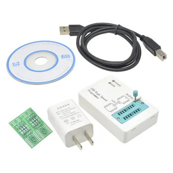 

High-Speed USB SPI Programme + IC Test Clips socke Support 24 25 93 EEPROM 25 Flash BIOS Chip Tester Programmer Diy Kits