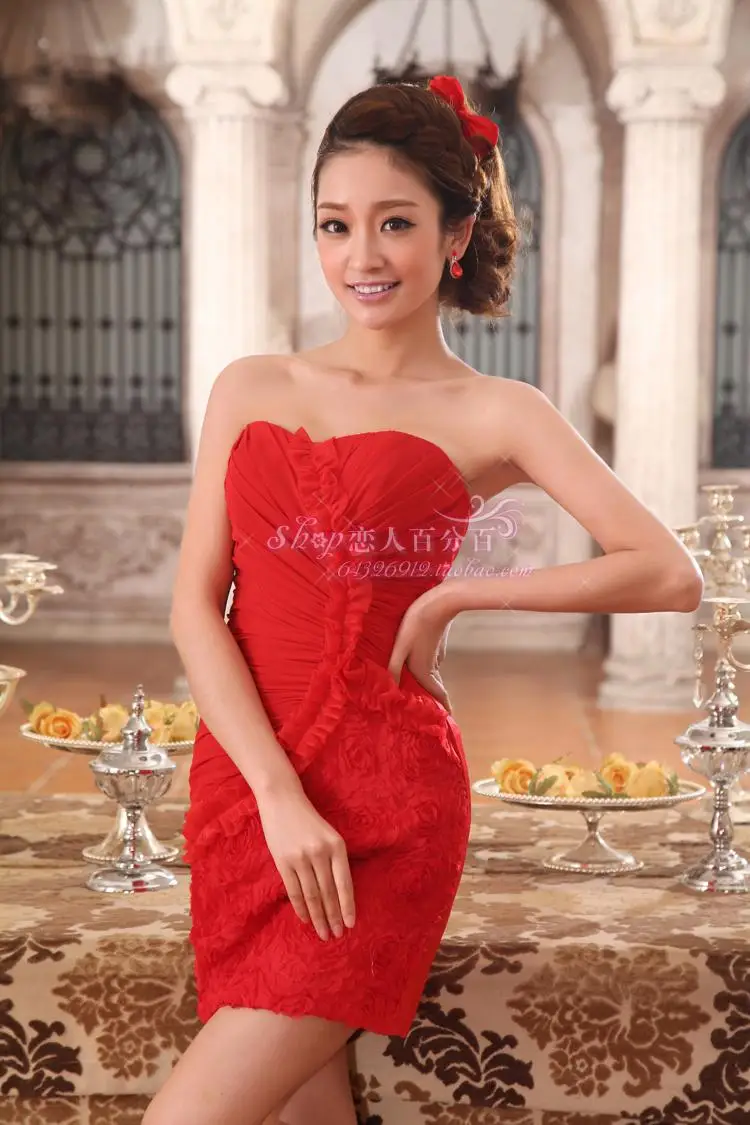 vestido de noiva, мини-платье для невесты, короткое дизайнерское вечернее платье для торжеств, красное выпускное платье для подружки невесты