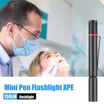 

Mini XP E LED Flashlight Penlight Mini Nursing Flashlight LED Torch 2xAAA Battery Operated XPE 150LM 3 Modes Torch