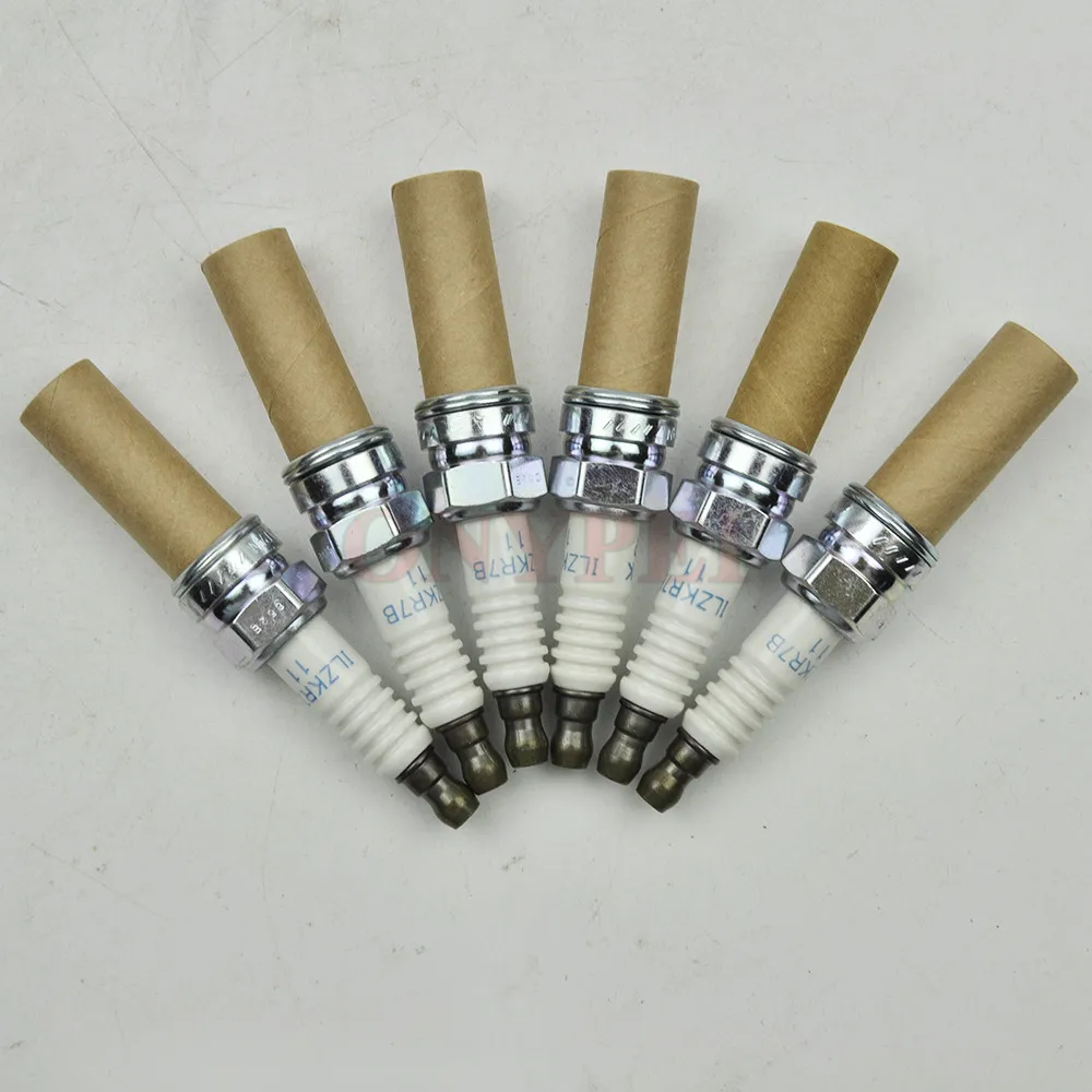 6x 12290-R70-A01 ILZKR7B11 иридиевая Свеча зажигания для Honda Accord Acura RDX TSX 3,5 12290 R70 A01 ILZKR7B 11 12290R70A01 ILZKR7B-11