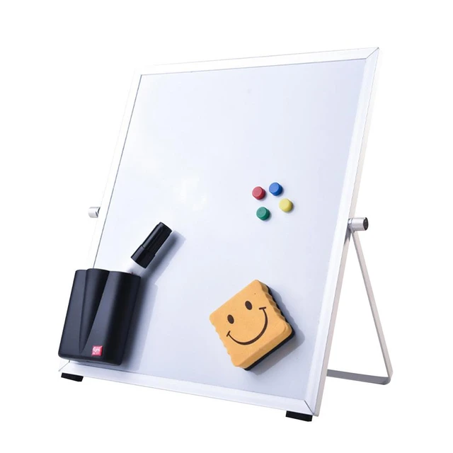 Dry Erase Whiteboard Magnetic Dry Erase Board Useful Double Sided with  Stand White Board Planner Reminder for Office - AliExpress