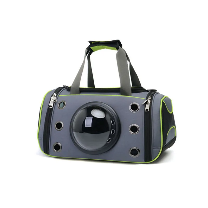 New Pet Dog Space Capsule Shape Breathable Handbag Puppy Carrier Bag Outdoor Travel Shoulder Bag Soft Kennel for Dogs Cats