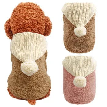 

Cute Cat Dog Hoodie Winter Pet Dog Clothes For Dogs Coat Jacket Cotton Ropa Perro French Bulldog Clothing Puppy Dog Supplies 1
