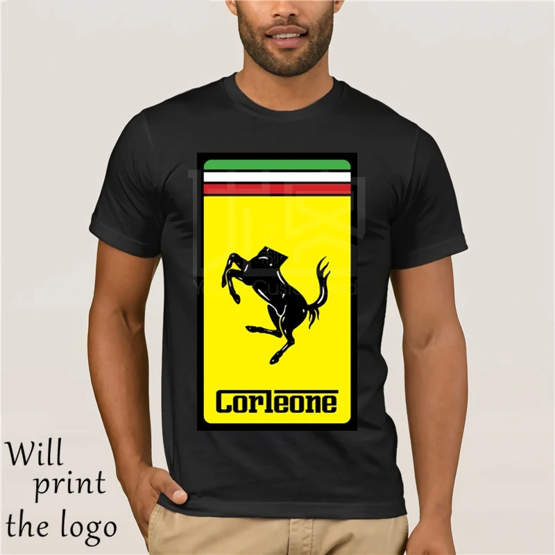 Футболка Il Padrino Corleone 2018 дизайнерская футболка Impressionante Modelli di Oro T Camicette Per Gli Uomini