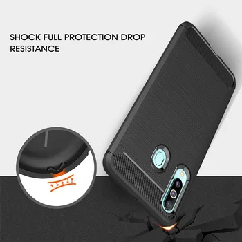 

100pcs/lot Case For Samsung A10 A20 A30 A40 A50 A60 A70 A80 A90 Carbon Fiber Brushed TPU Back Case For A10E A20E A20S A10S