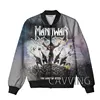New Fashion Women/Men's 3D Print  Manowar Band Zipper Bomber Jackets Men Overcoat Mens Coat Zip Up Jackets 4
