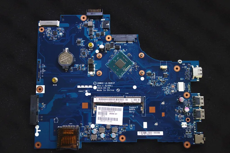 Материнская плата для ноутбука подходит для DELL Inspiron 15 3531 PC материнская плата N2830 cpu 028V9W LA-B481P full tesed