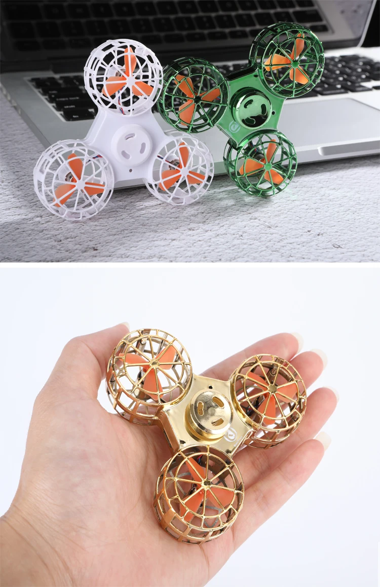 C палец Fingertip самолет полета циклотрон Finger Maker Spinner подвесной Летающий Релаксация нет Douyin самоэлектрический нет