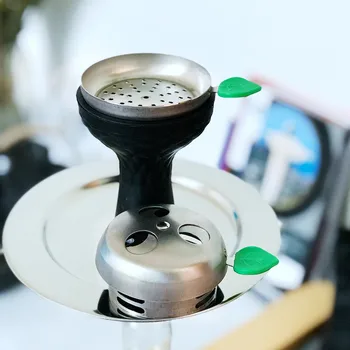 

Stainless Steel Windproof Tobacoo Shisha Bowl Hookah Charcoal Holder Heat Management System for Shisha Accessories Hookah bowls