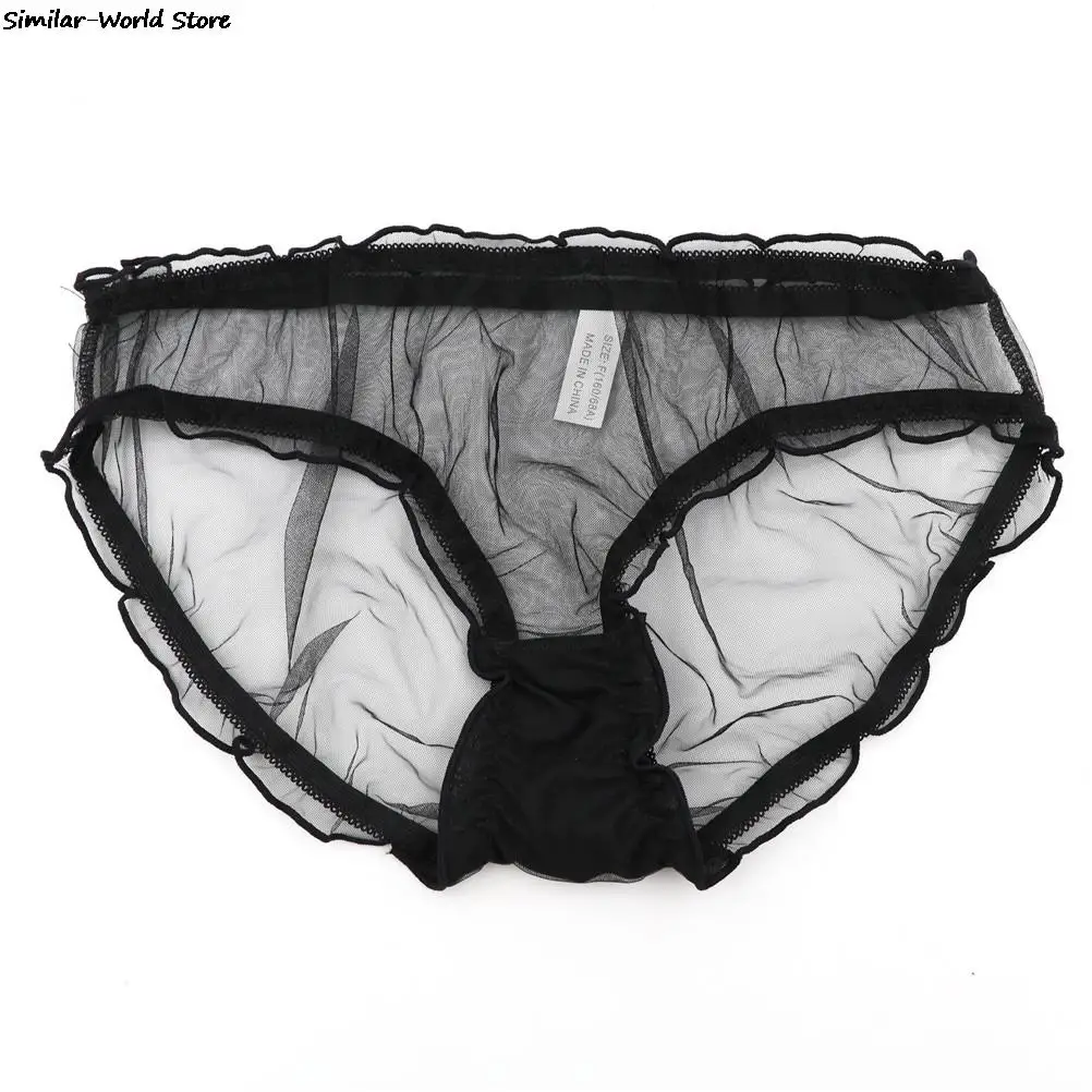 2018 горячая Распродажа сексуальные прозрачные газовые трусы нижнее белье с