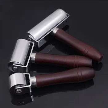 

New 26/60/100mm Leather Glue Edges Laminating Roller Craft Diy Handmade Crease Tool Leather Craft Roller