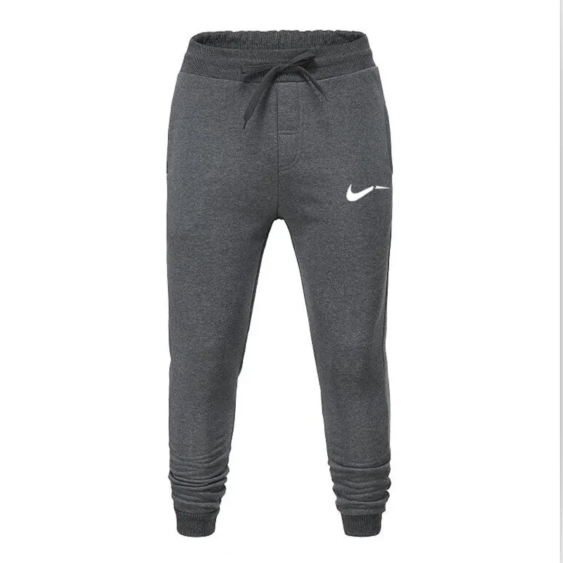 Мужские повседневные брюки для пробежек, фитнеса, мужская спортивная одежда, спортивный костюм, штаны, обтягивающие спортивные штаны, черные спортивные штаны для бега, 88 - Цвет: B-DNK-Dark grey