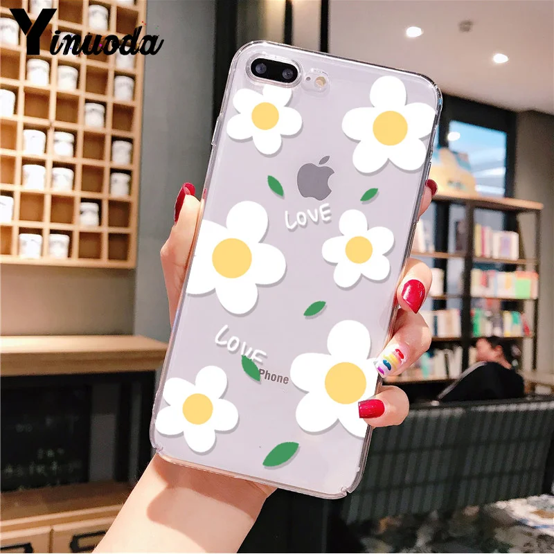 11pro MAX летний цветочный маленький чехол для телефона с ромашками Модный iPhone 7 6s 8plus