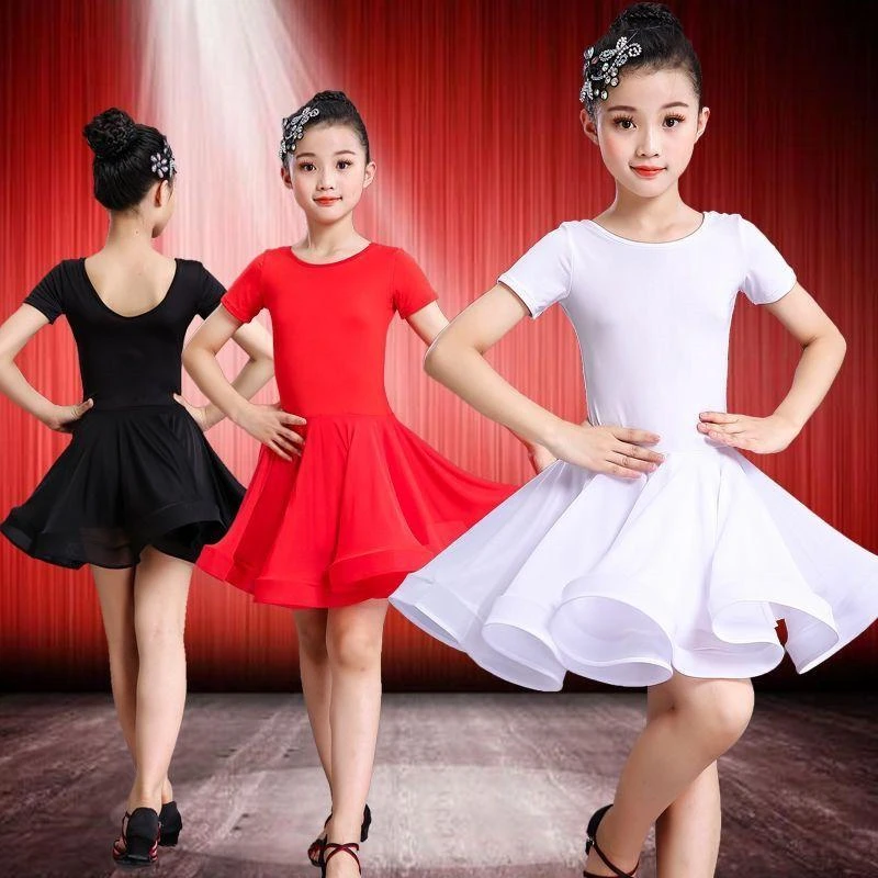 Vestidos de baile latino para niñas jóvenes, falda grande para baile de  salón, Tango, Salsa, trajes de competición, ropa de práctica, novedad de  2021|Latín| - AliExpress