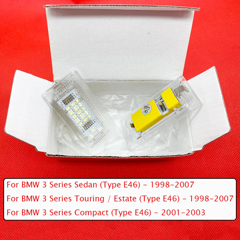 Светодиодная подсветка номерного знака для BMW 3 Series Sedan/Touring/Estate/Compact E46 4D 1998 2003 без