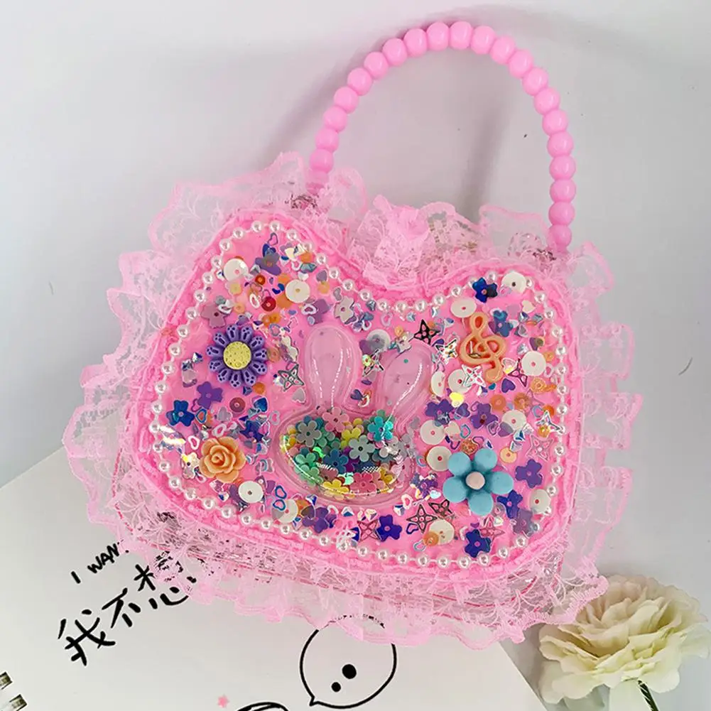 Kuulee DIY Сумочка с принцессой крем клей коробка ювелирных изделий ручной работы клейкая игрушка для девочек