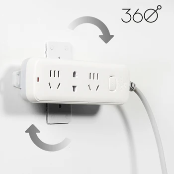 

Useful Seamless Punch-free Plug Wall Sticker Holder Fixer Power Strip Holders Storage Holders for Wall Socket Shelf Holder Stand