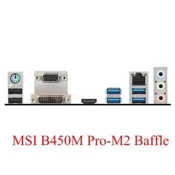 

New I/O Shield Back Plate Bracket of Motherboard for MSI B450M PRO-M2 IO Baffle Support Custom Baffle