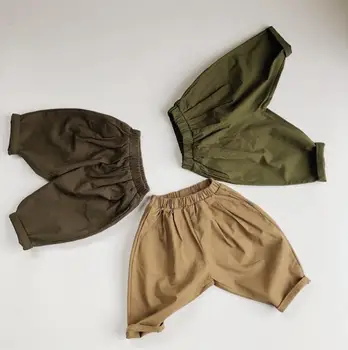 

2020 Korea Style Baby Girls Boys Pants Summer Fashion Kids Girls Pants 1-6 Years