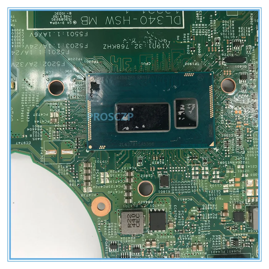 Высококачественная материнская плата для ноутбука Latitude 3440 CN-0W65G8 0W65G8 W65G8 13221-1 с процессором SR1EF I5-4210U