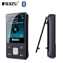 Оригинальный Спортивный Bluetooth MP3-плеер RUIZU X55, мини-плеер 8 ГБ с FM, записью, электронной книгой, видео, часами, шагомером