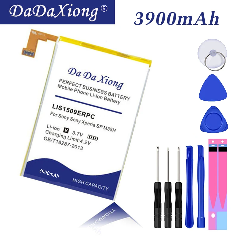 Da Xiong оригинальный аккумулятор 3900 мАч LIS1509ERPC для Sony Xperia SP M35h HSPA LTE C5302 C5303 C5306 c530x