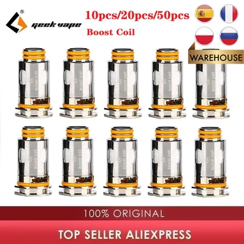 

10pcs 50pcs Original Geekvape Aegis Boost Replacement Coil 0.4ohm/0.6ohm E-cig Coil Head for Aegis Boost Kit / Pod Vape Coil