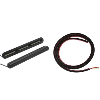 

1Pcs Led Strip Bar Truck Reverse Light for Chevrolet Dodge Ford F-150 60 Inch & 1 Pair Type-Y Shaped Dual Color Brake Light Tail