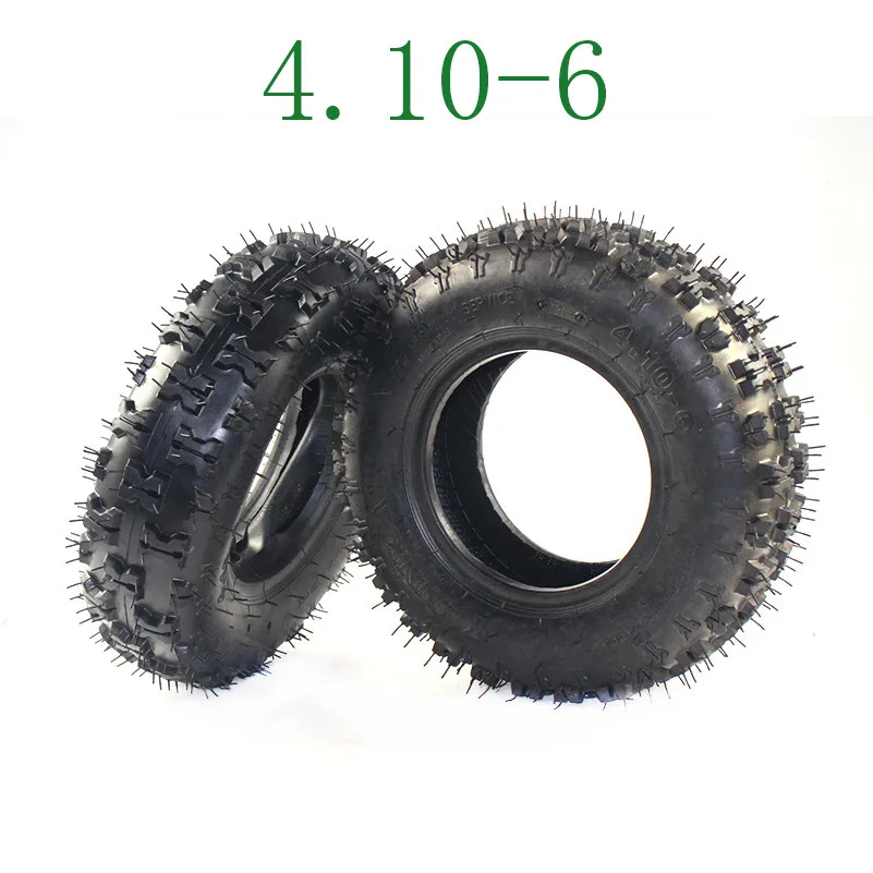 Fit ATV Quad Go Kart 47 49cc массивные все модели снежные шины 2 типа шин 4,10-6 бескамерные покрышки и внутренние и внешние