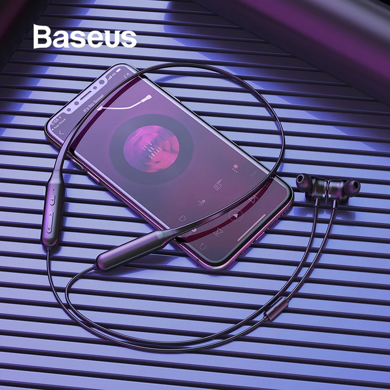 Pаспродажа Baseus S15 наушники Bluetooth с активным управлением шумом Беспроводные спортивные наушники, рожденные для создания спокойного мира только вам
