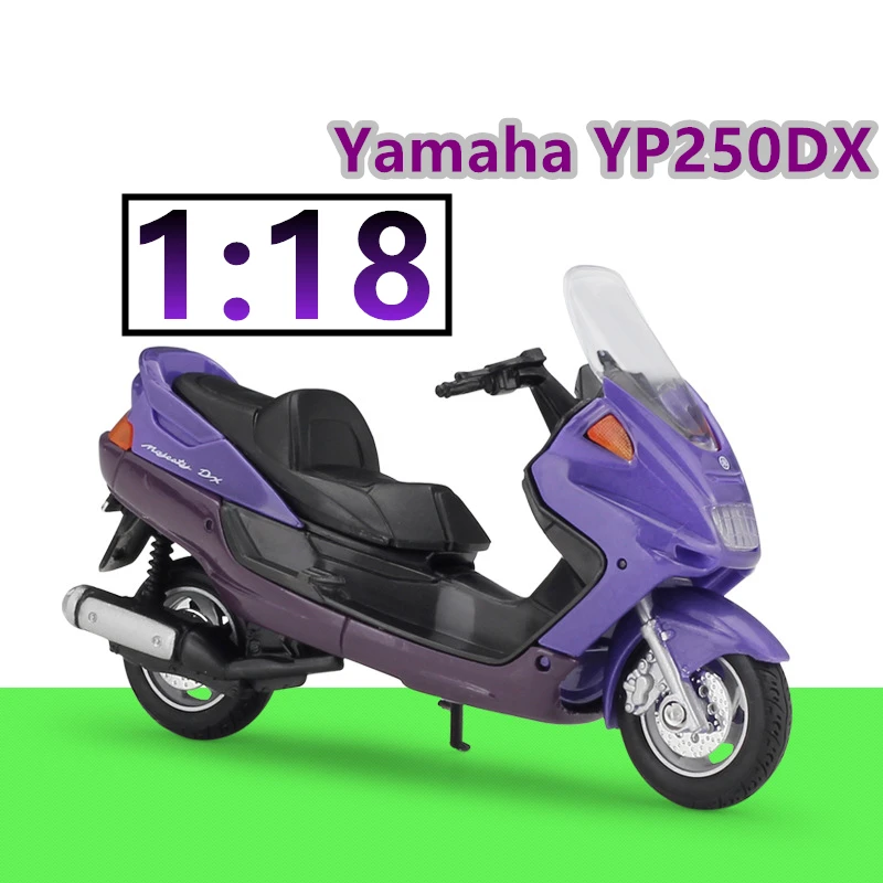 WELLY 1:18 2001 YAMAHA XP500 TMAX литая под давлением модель мотоцикла из сплава игрушка для детей подарок на день рождения коллекция игрушек - Цвет: Синий