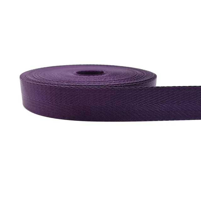 Premium Herringbone Strap: 2 Yards of 38mm Blue, Yellow, and Red Nylon Webbing